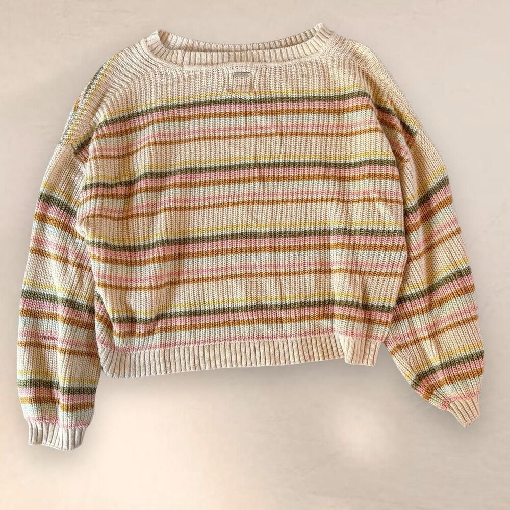 Women’s Large Billabong striped sweater